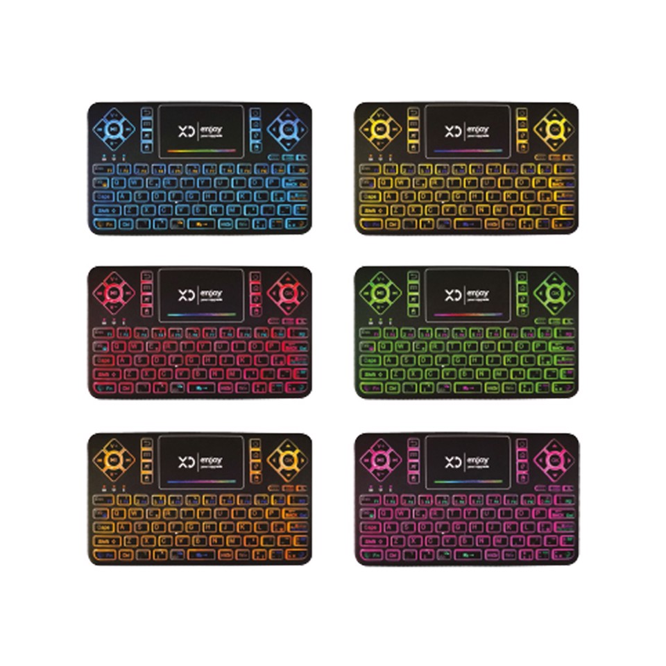 XD Enjoy Mini Tastiera Wireless Con Touchpad Ricaricabile