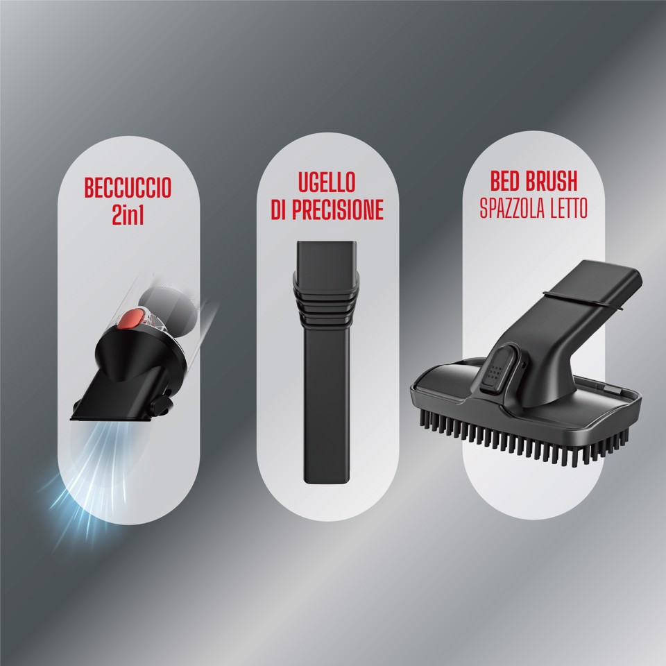 XD Premium Aspirabriciole Portatile Ricaricabile 3 in 1