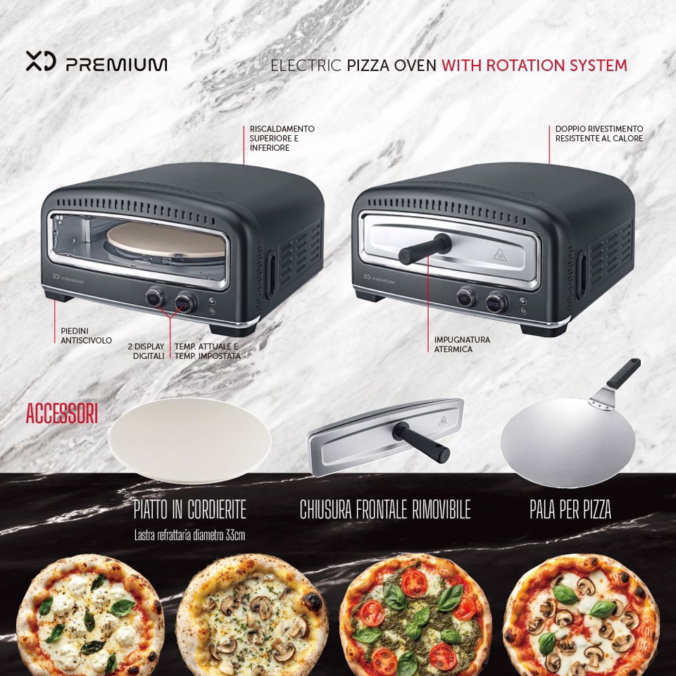 XD Premium Fornetto Elettrico Cuoci-Pizza 2200W