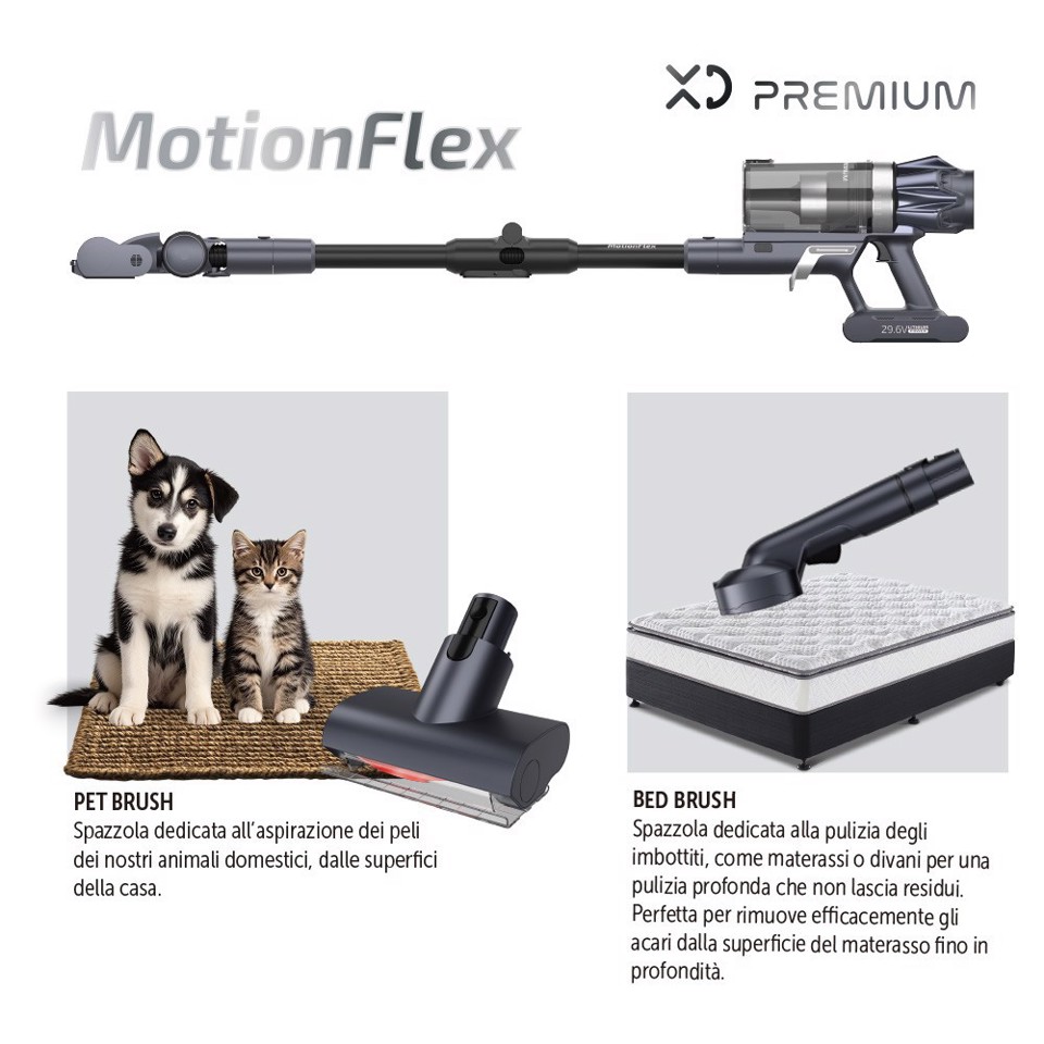 XD Premium Scopa Elettrica Ricaricabile Senza Filo