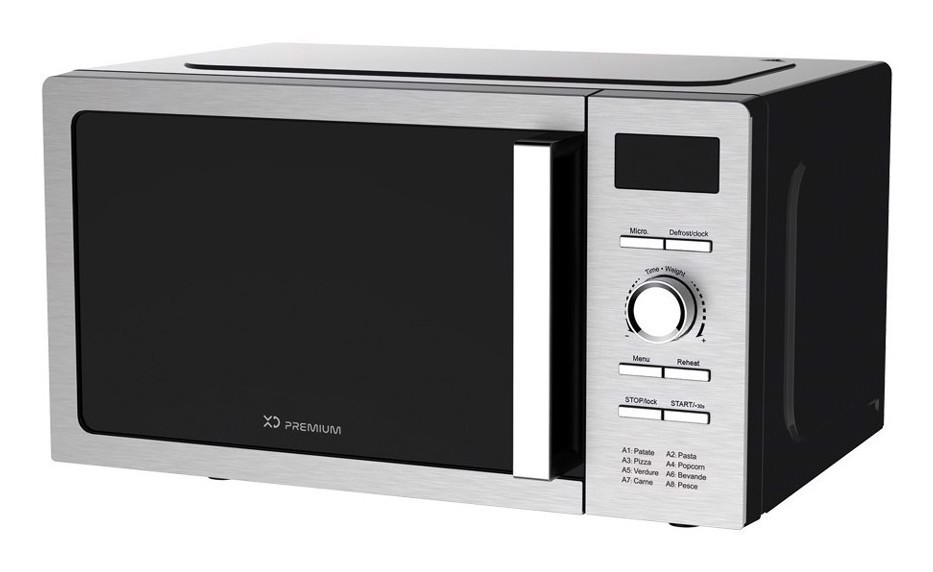 XD Premium XDDWMX70D forno a microonde Argento Microonde con grill Superficie piana 20 L 700 W