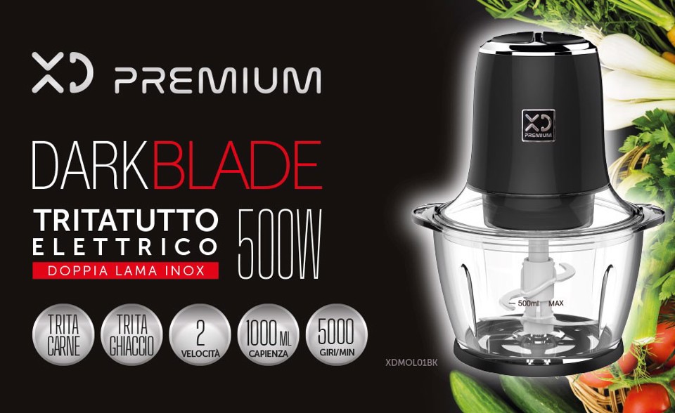 XD Enjoy Tritatutto Elettrico - Tritacarne - Tritaghiaccio Premium