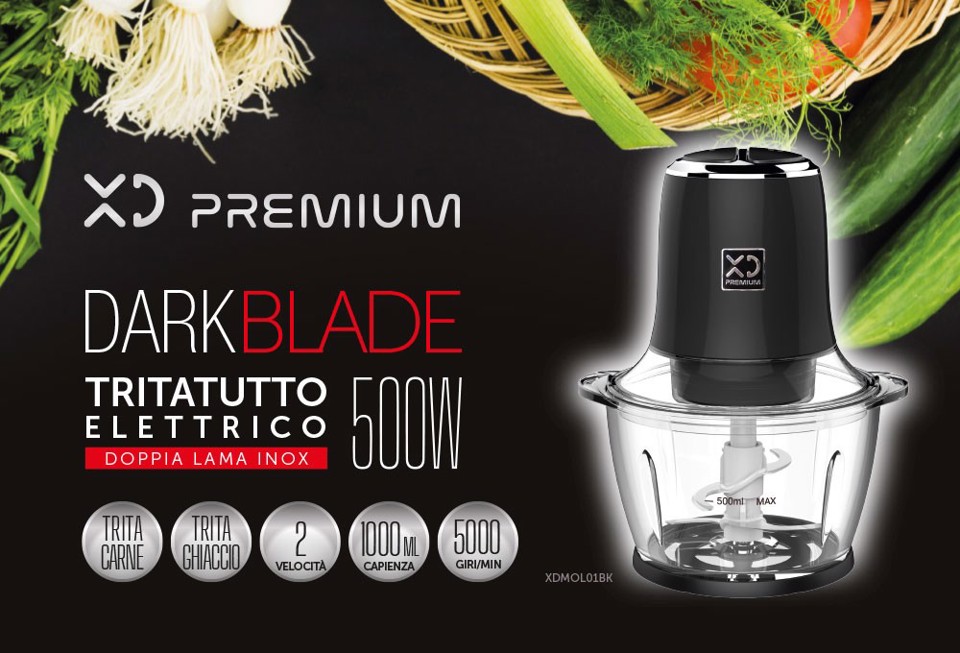 XD Enjoy Tritatutto Elettrico - Tritacarne - Tritaghiaccio Premium