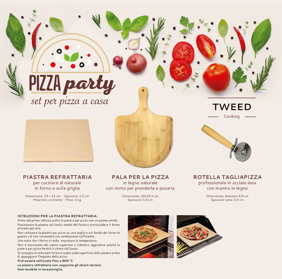 TWEED TW086 set per fare la pizza
