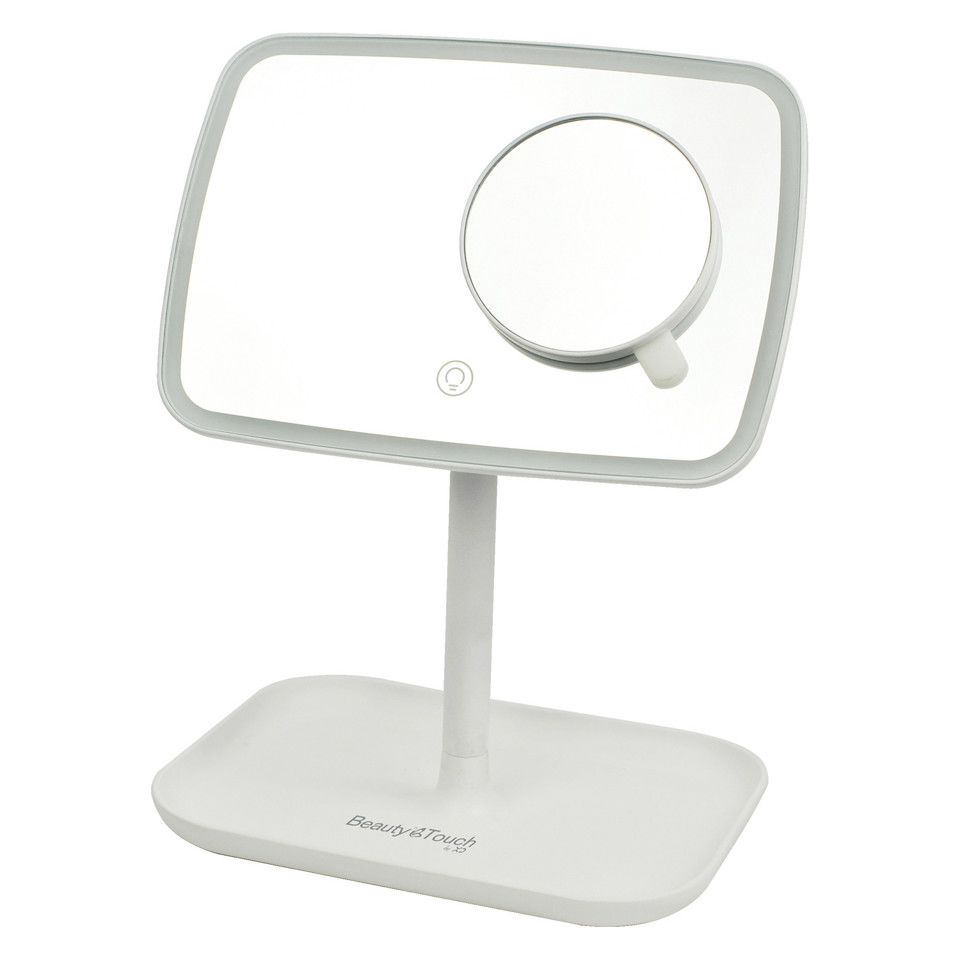 XD Enjoy Twin Magic specchietto per trucco Libera installazione Rettangolare Bianco