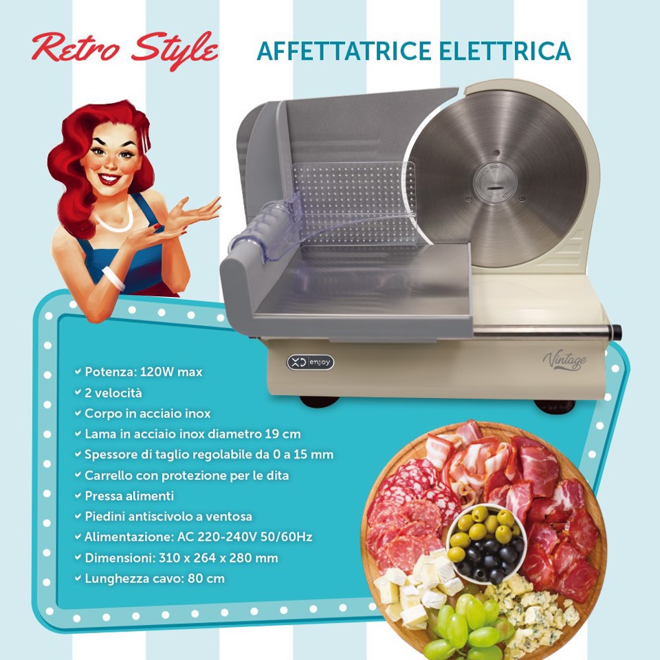 XD Vintage Affettatrice Elettrica Vintage