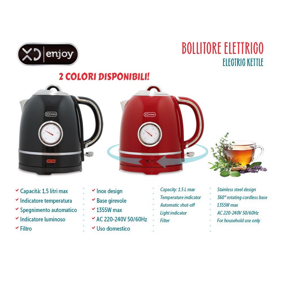 XD Vintage Bollitore Elettrico