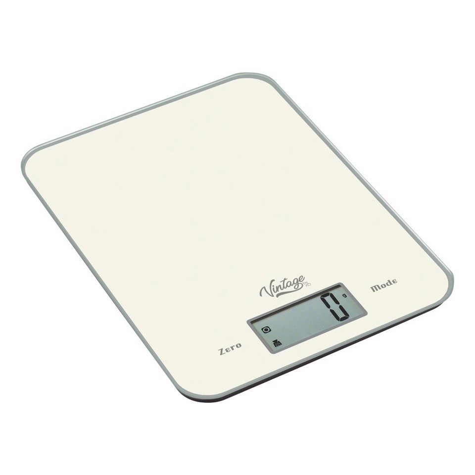 XD Vintage XDCAM9160K bilancia da cucina Crema Superficie piana Rettangolo Bilancia da cucina elettronica