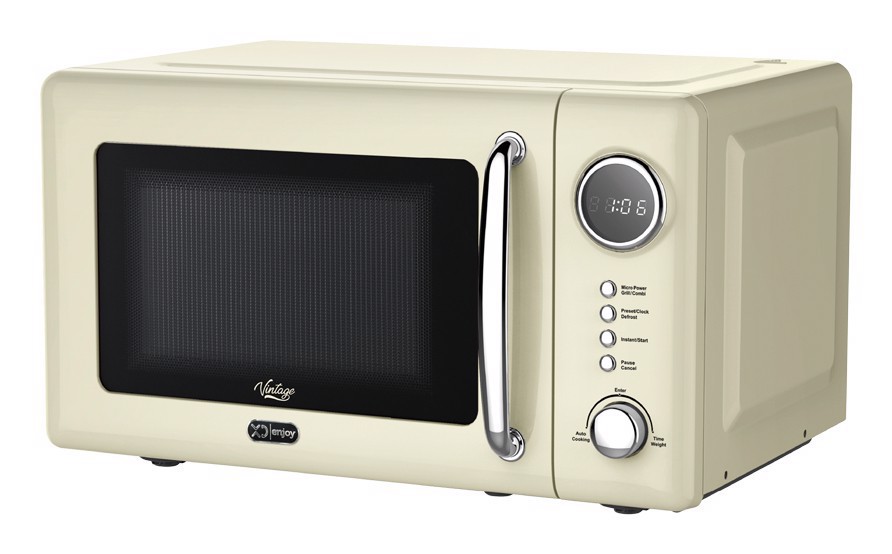 XD Vintage XDDWUX22CR forno a microonde Crema Microonde con grill Superficie piana 20 L 700 W