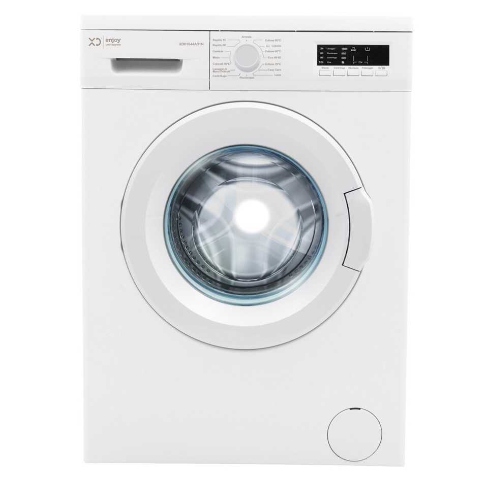 XD Enjoy XD61044A31N lavatrice Libera installazione Caricamento frontale 6 kg 1000 Giri/min D Bianco XD Enjoy XD61044A31N lavatrice Libera installazione Caricamento frontale 6 kg 1000 Giri/min D Bianco