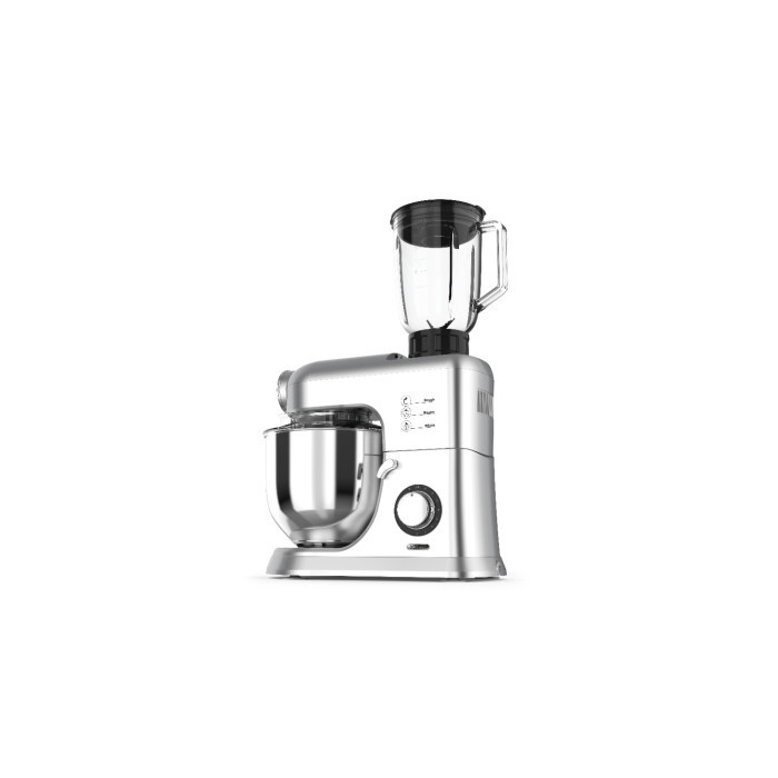 XD Enjoy XDBOW108SIL Impastatore Planetario sbattitore frullatore con bicchiere in vetro 1000 W 5 Litri Bianco