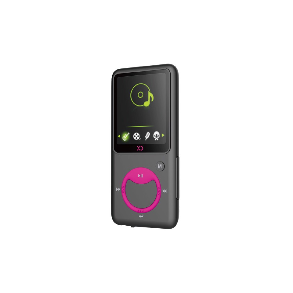 XD Enjoy XDBTR312PNK lettore e registratore MP3/MP4 Lettore MP4 Grigio, Rosa