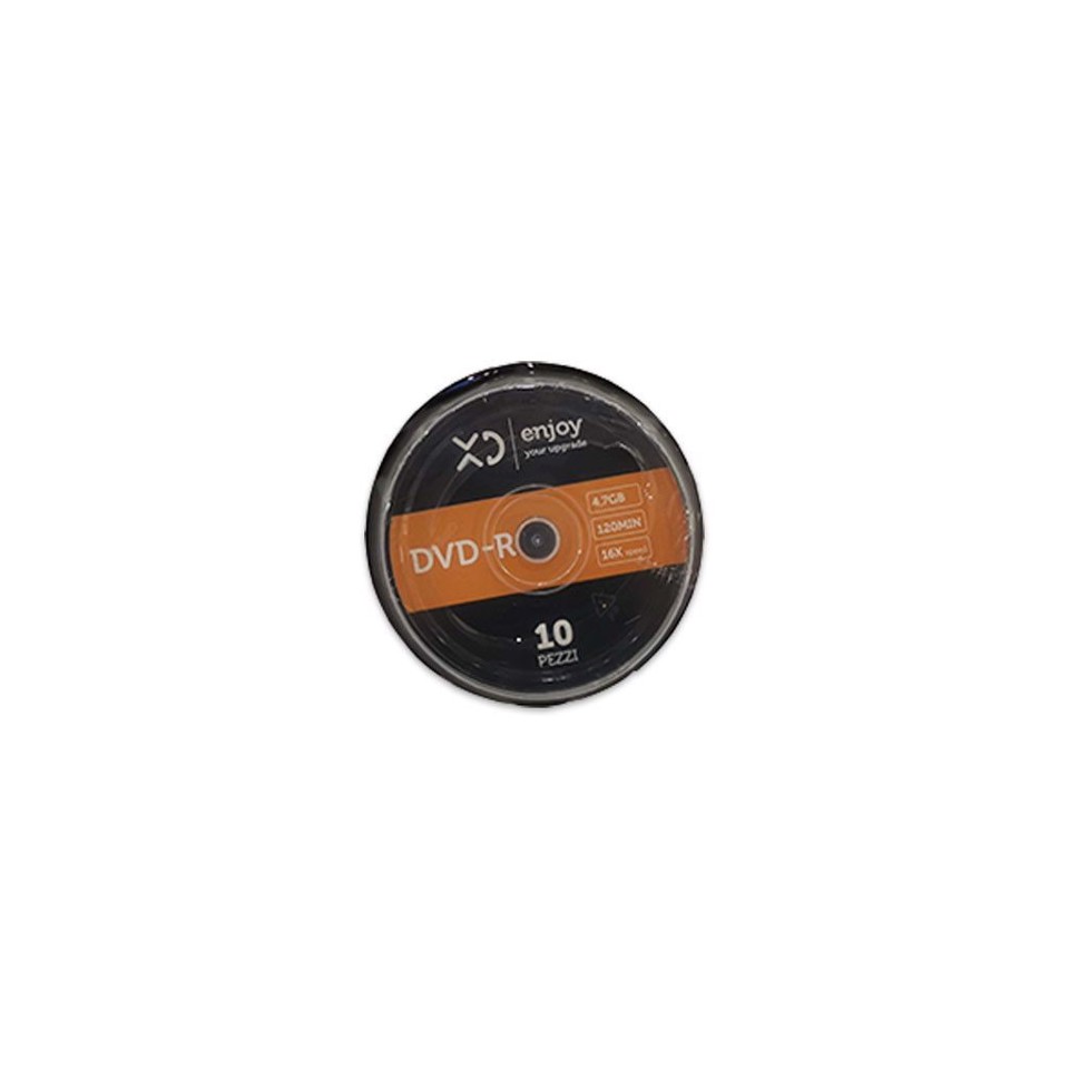 XD Enjoy XDDVD10 DVD vergine 4,7 GB DVD-R 10 pz XD Enjoy XDDVD10 DVD vergine 4,7 GB DVD-R 10 pz