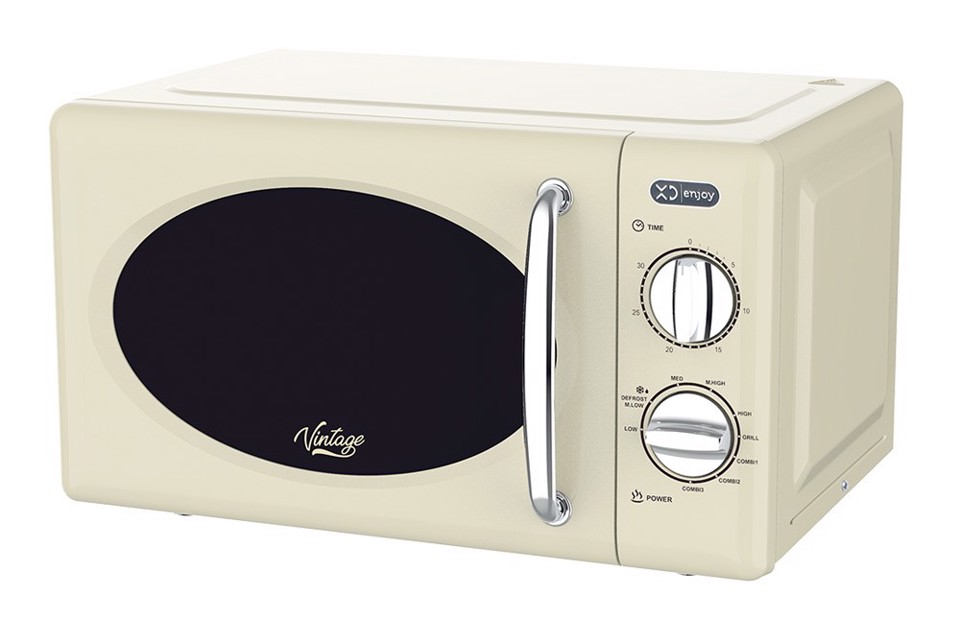 XD Enjoy XDDWMX20 forno a microonde Superficie piana Microonde con grill 20 L 700 W Avorio Vintage