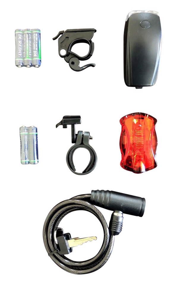 XD Enjoy XDFE205 illuminazione bicicletta Illuminazione posteriore + Illuminazione anteriore (set) LED XD Enjoy XDFE205 illuminazione bicicletta Illuminazione posteriore + Illuminazione anteriore (set) LED