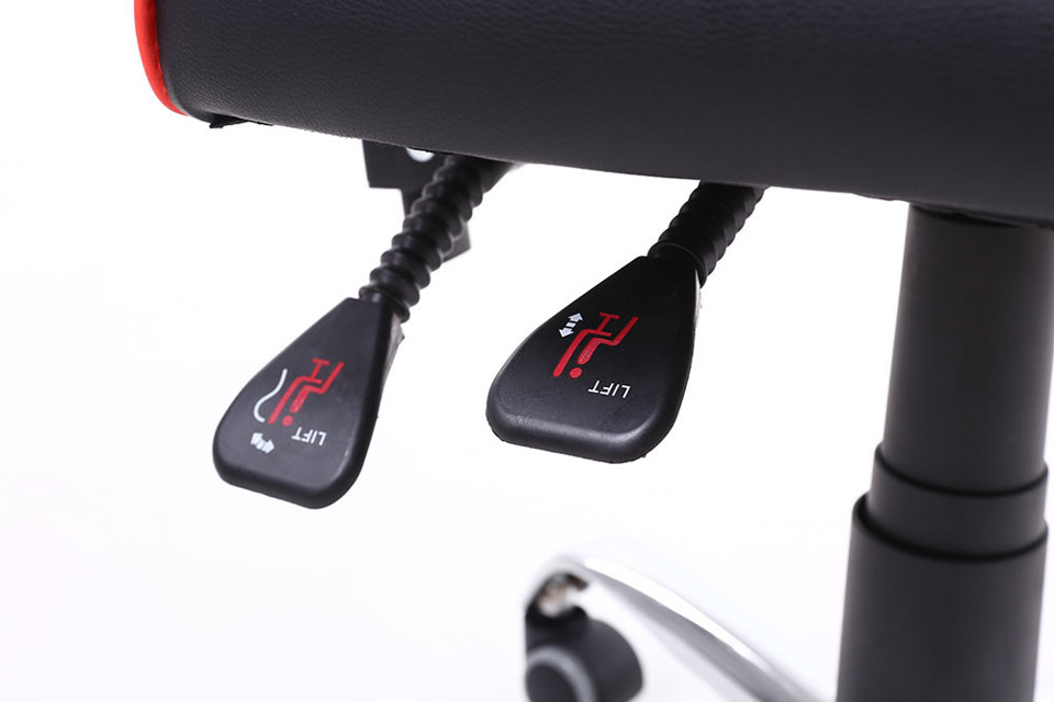 XD Enjoy XDGC005 sedia per videogioco Sedia per gaming universale Seduta imbottita Nero, Rosso