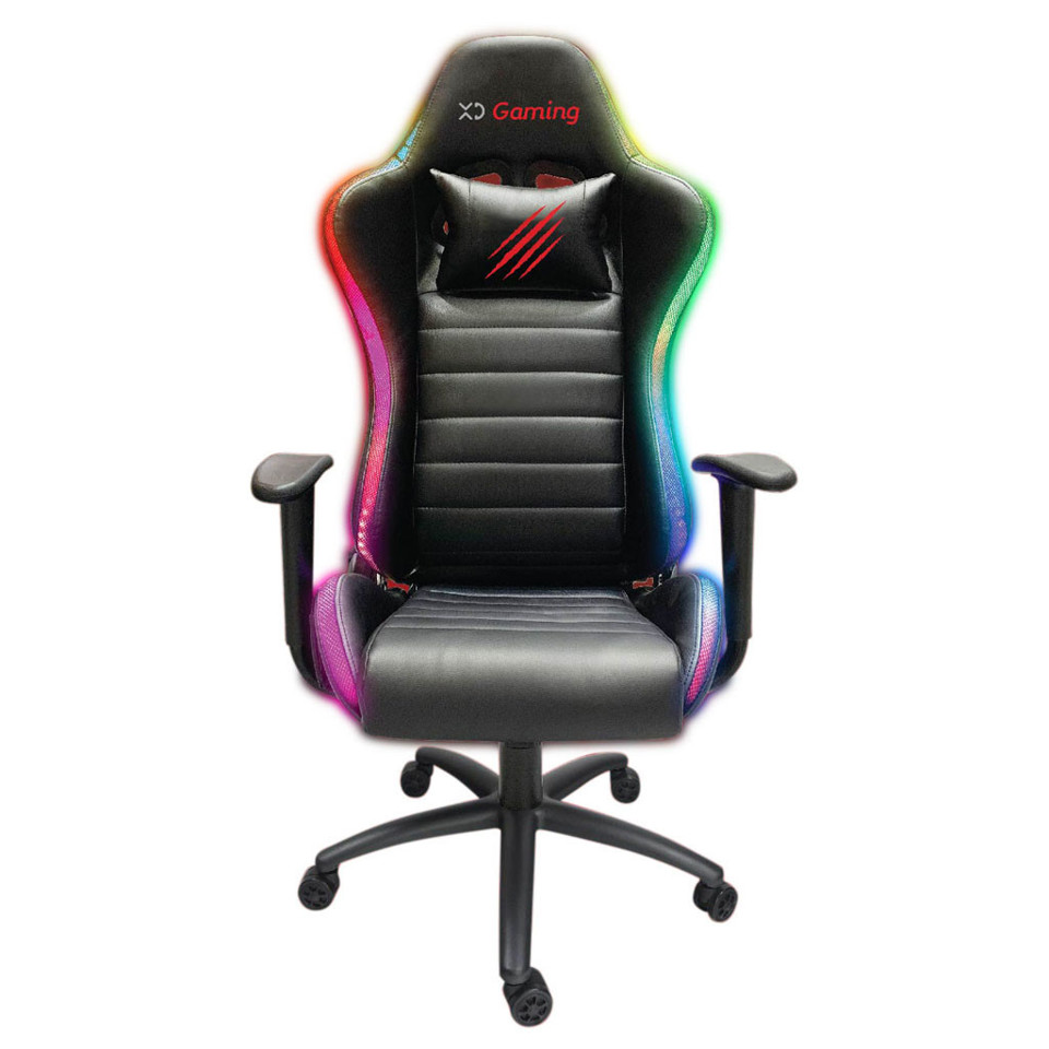 XD Enjoy XDGC015 poltrona gaming Seduta imbottita Nero, sedia gaming con led e usb XD Enjoy XDGC015 poltrona gaming Seduta imbottita Nero, sedia gaming con led e usb