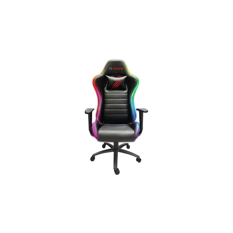 XD Enjoy XDGC015 poltrona gaming Seduta imbottita Nero, sedia gaming con led e usb