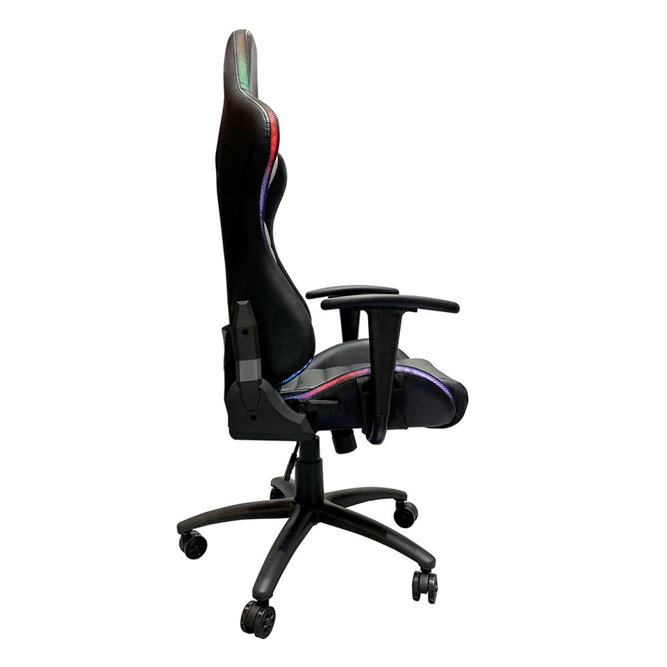 XD Enjoy XDGC015 poltrona gaming Seduta imbottita Nero, sedia gaming con led e usb