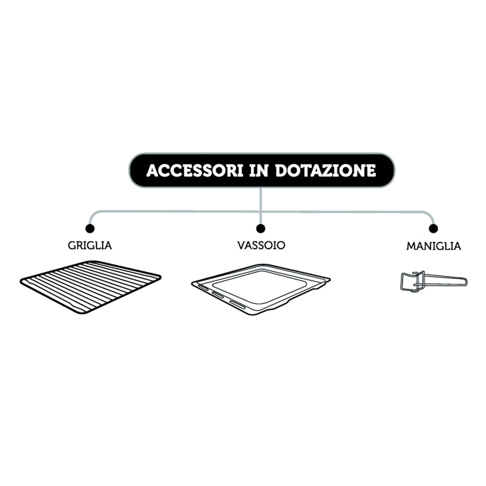XD Enjoy XDGE38 fornetto con tostapane 38 L 1600 W Nero