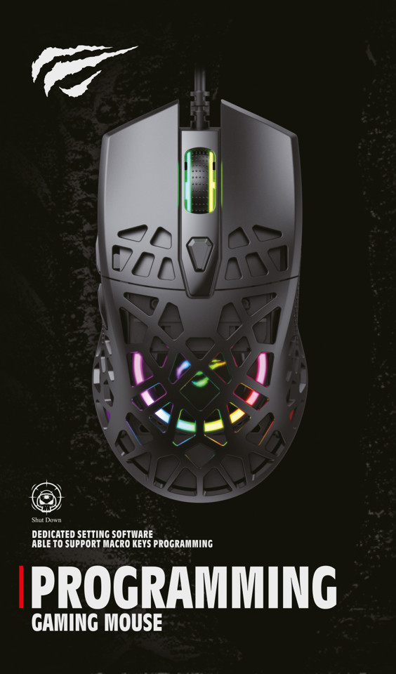XD Enjoy XDGN956 mouse Ambidestro 10000 DPI