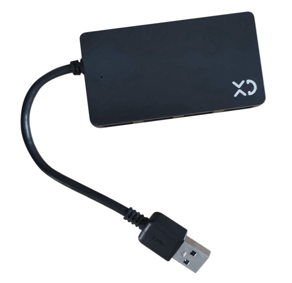 XD Enjoy XDH103 hub di interfaccia USB 3.2 Gen 1 (3.1 Gen 1) Type-A 5000 Mbit/s Nero XD Enjoy XDH103 hub di interfaccia USB 3.2 Gen 1 (3.1 Gen 1) Type-A 5000 Mbit/s Nero