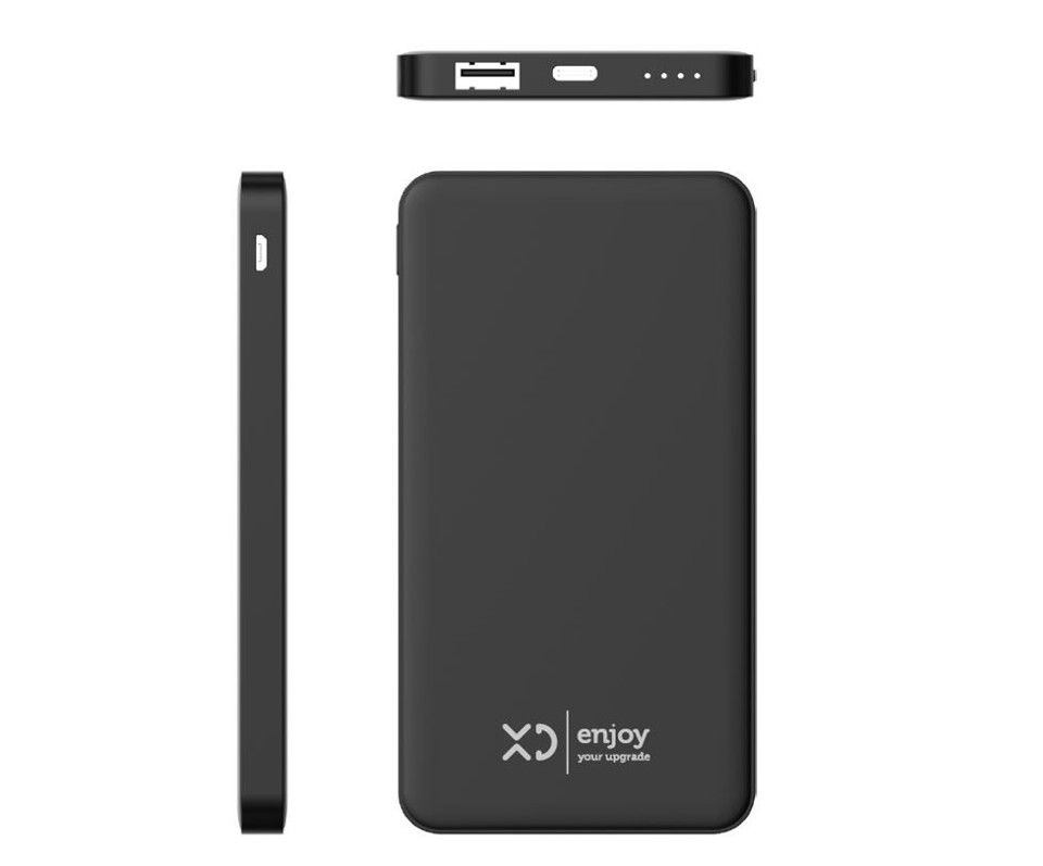 XD Enjoy XDH573BLK batteria portatile Ioni di Litio 5000 mAh Nero