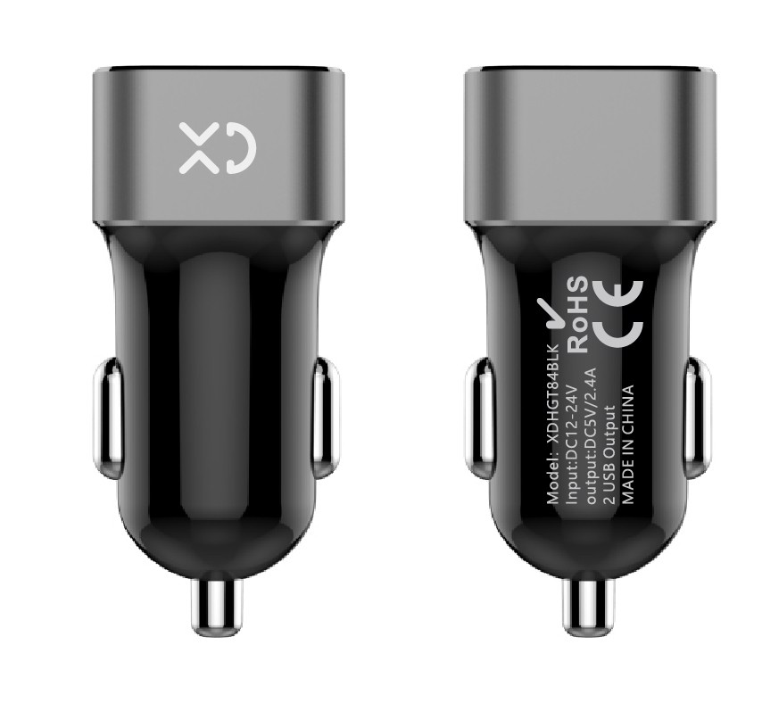XD Enjoy XDHGT84BLK Caricabatterie per dispositivi mobili Nero Auto XD Enjoy XDHGT84BLK Caricabatterie per dispositivi mobili Nero Auto
