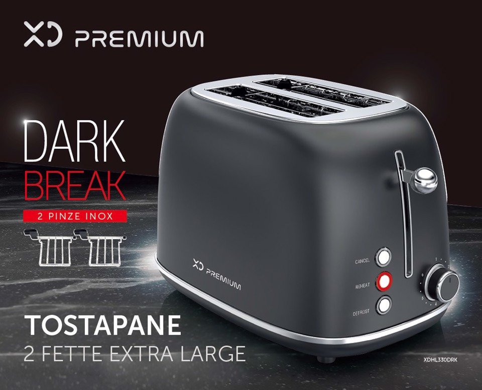 XD Enjoy XDHL330DRK tostapane 2 fetta/e 685 W Nero