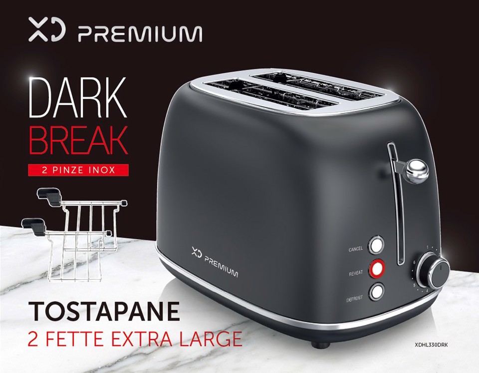 XD Enjoy XDHL330DRK tostapane 2 fetta/e 685 W Nero