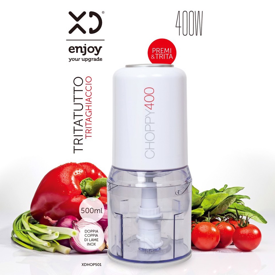 XD Enjoy XDHOP501 tritaverdure elettrico 0,5 L 400 W Bianco
