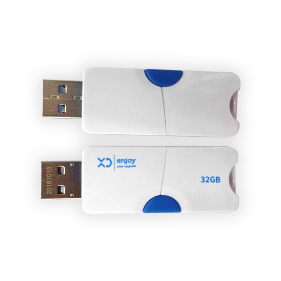 XD Enjoy XDHU905BLU unità flash USB 32 GB USB tipo A 3.0 Blu, Bianco
