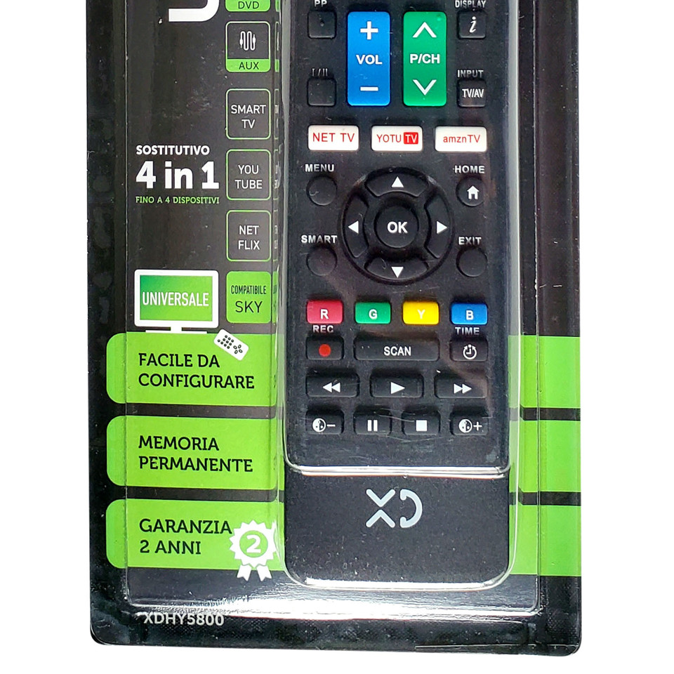 XD Enjoy XDHY5800 telecomando Universale Nero