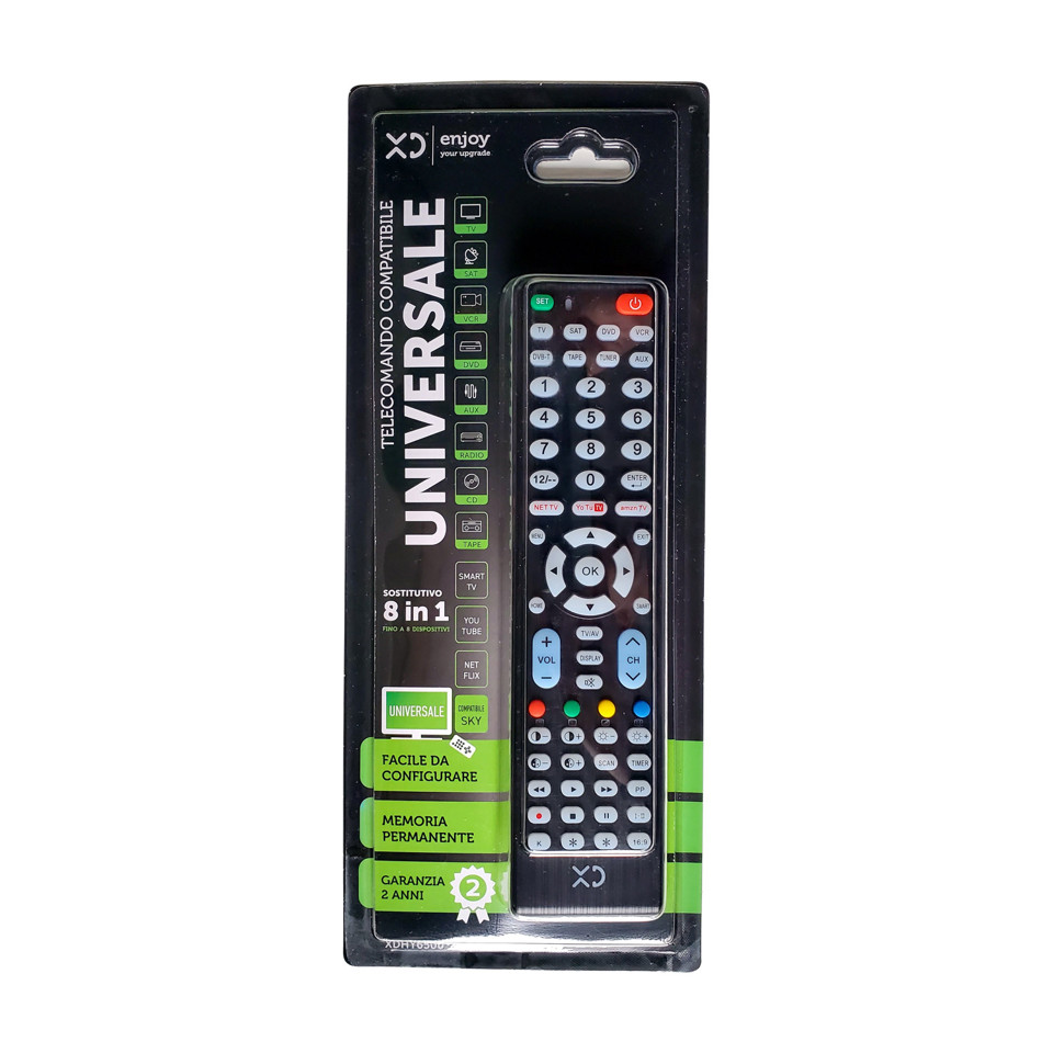 XD Enjoy XDHY6500 telecomando Universale Nero