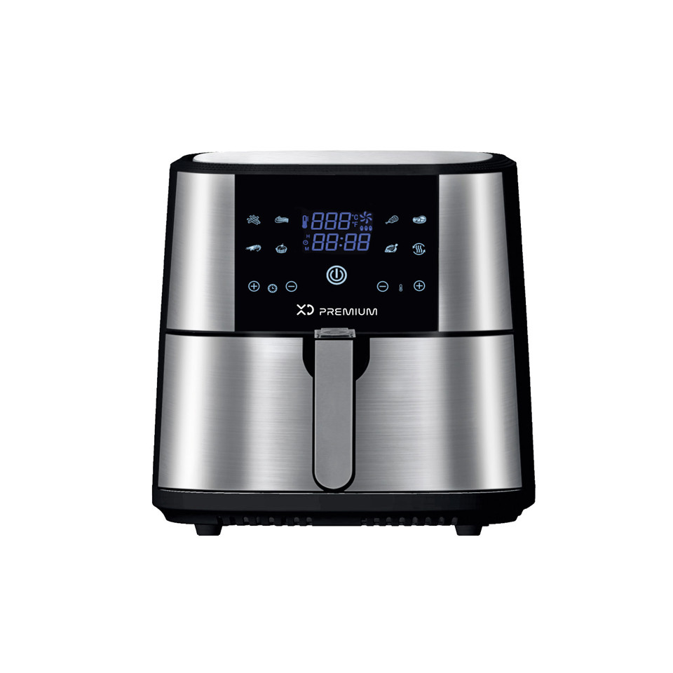 XD Premium XDJW514 friggitrice ad aria 6 L 1800 W colore Nero, Acciaio inossidabile