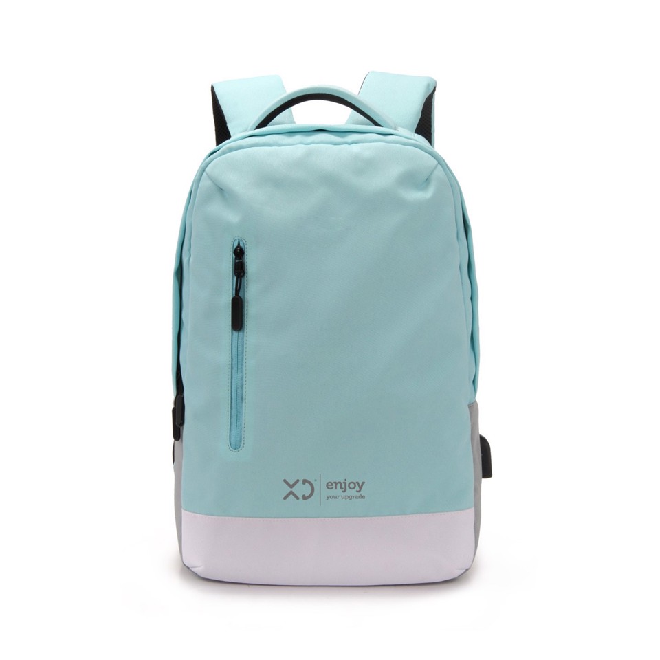 XD Enjoy XDKL504LBL borsa per notebook 39,6 cm (15.6") Zaino Colore acqua, Grigio, Bianco XD Enjoy XDKL504LBL borsa per notebook 39,6 cm (15.6") Zaino Colore acqua, Grigio, Bianco