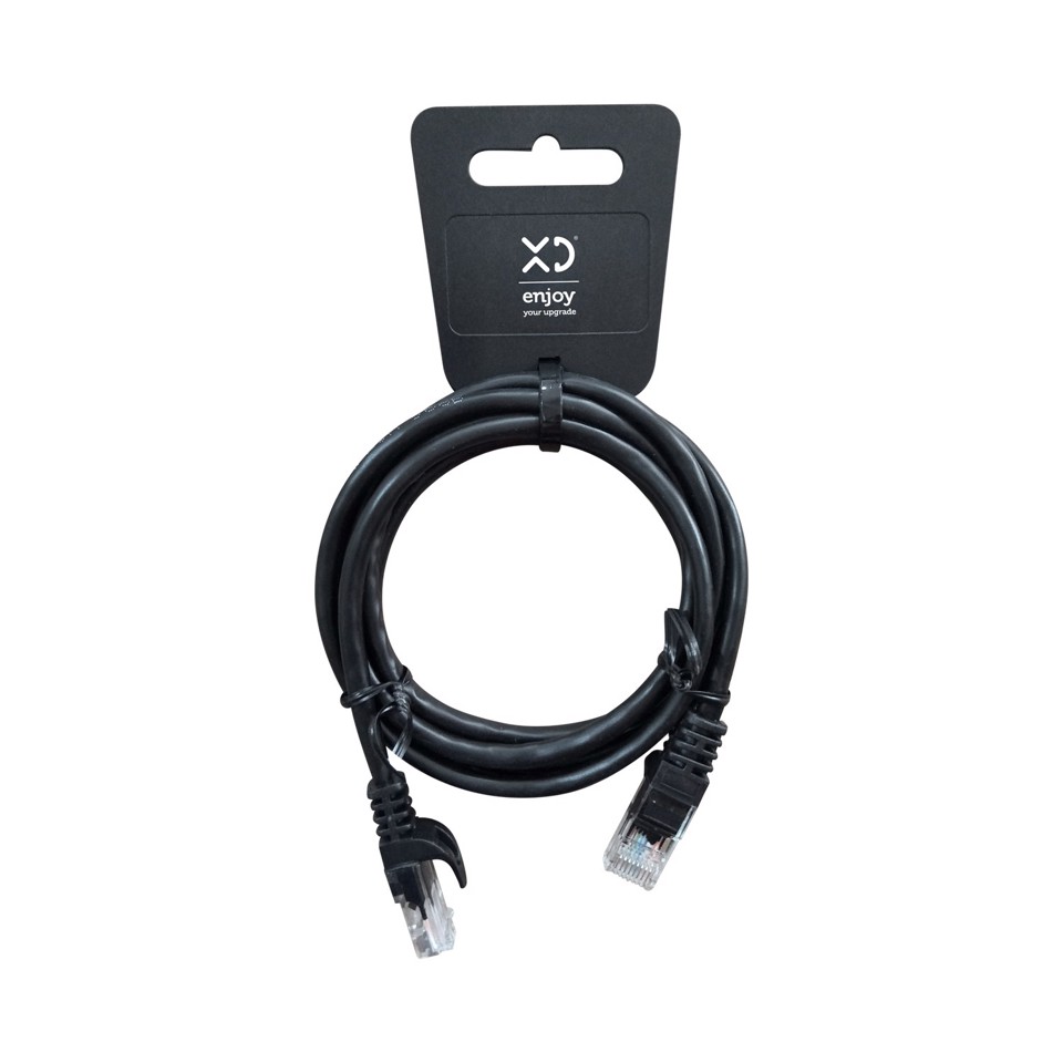 XD Enjoy XDLAN15 cavo di rete Nero 1,5 m Cat6 XD Enjoy XDLAN15 cavo di rete Nero 1,5 m Cat6