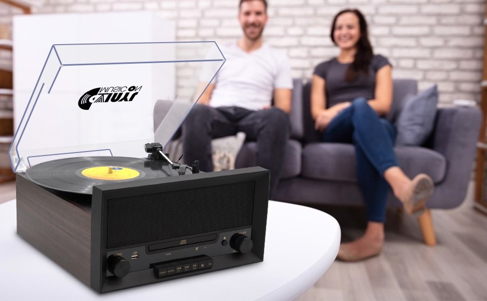 XD Enjoy XDMPK160 piatto audio Nero, Legno