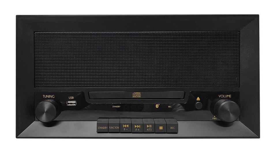 XD Enjoy XDMPK160 piatto audio Nero, Legno