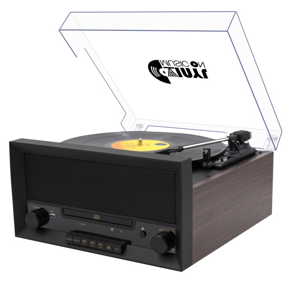 XD Enjoy XDMPK160 piatto audio Nero, Legno
