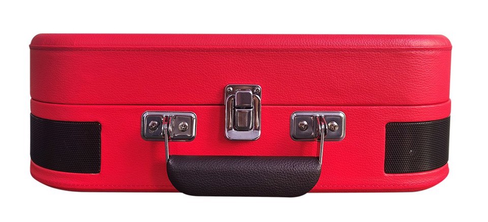 XD Enjoy XDMPK227 piatto audio Giradischi con trasmissione a cinghia Nero, Rosso