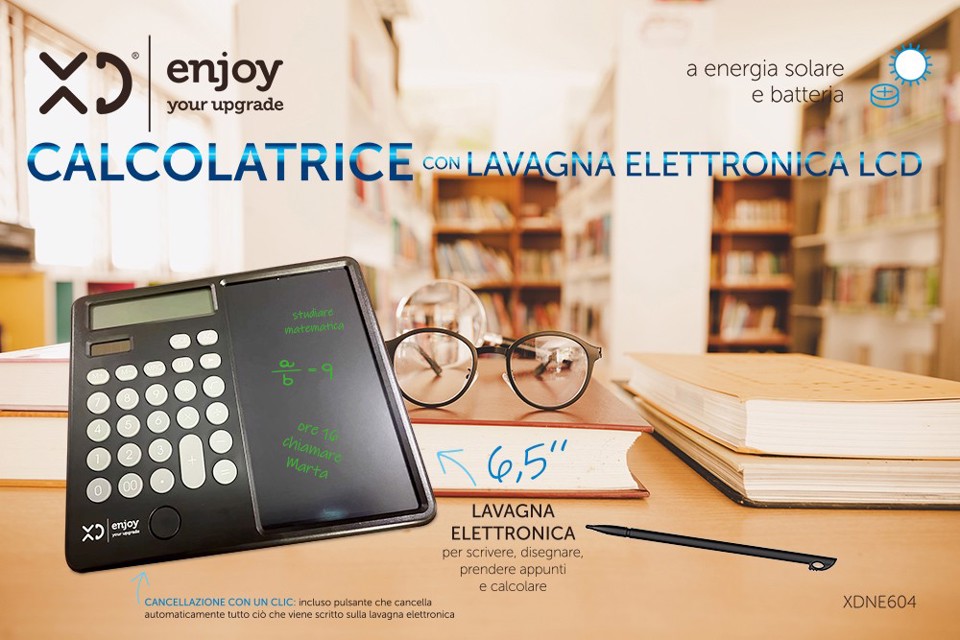 XD Enjoy XDNE604 calcolatrice Desktop Calcolatrice di base Nero