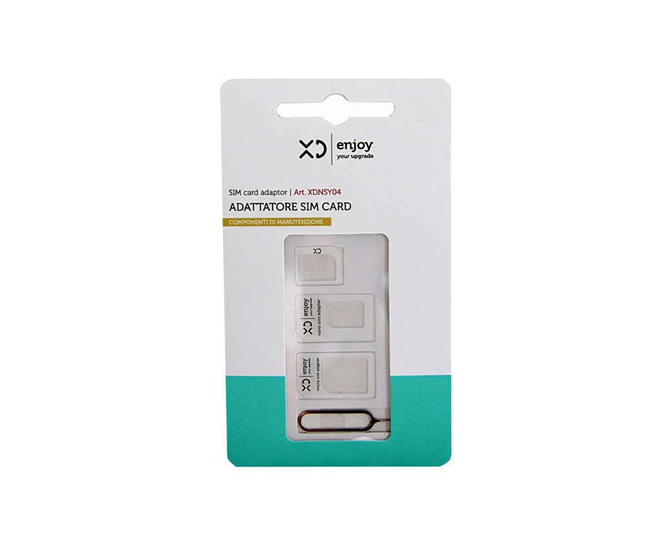 XD Enjoy XDNSY04 adattatore per SIM/flash memory card Adattatore scheda SIM