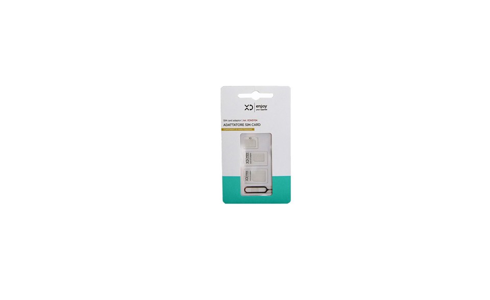 XD Enjoy XDNSY04 adattatore per SIM/flash memory card Adattatore scheda SIM