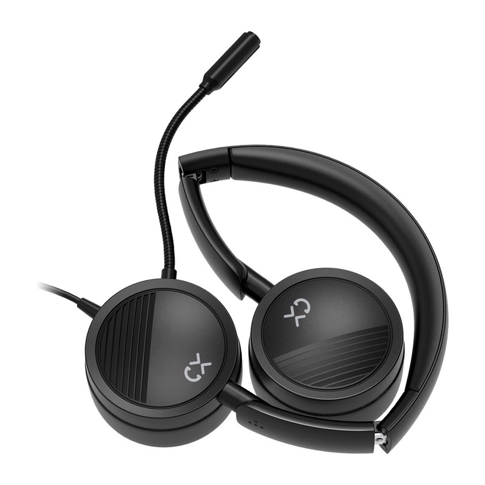 XD Enjoy XDNWB360 cuffia e auricolare Cablato A Padiglione Ufficio USB tipo A Nero