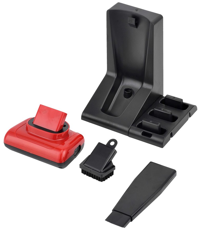 XD Enjoy XDNY185 aspirapolvere senza filo Nero, Rosso Senza sacchetto