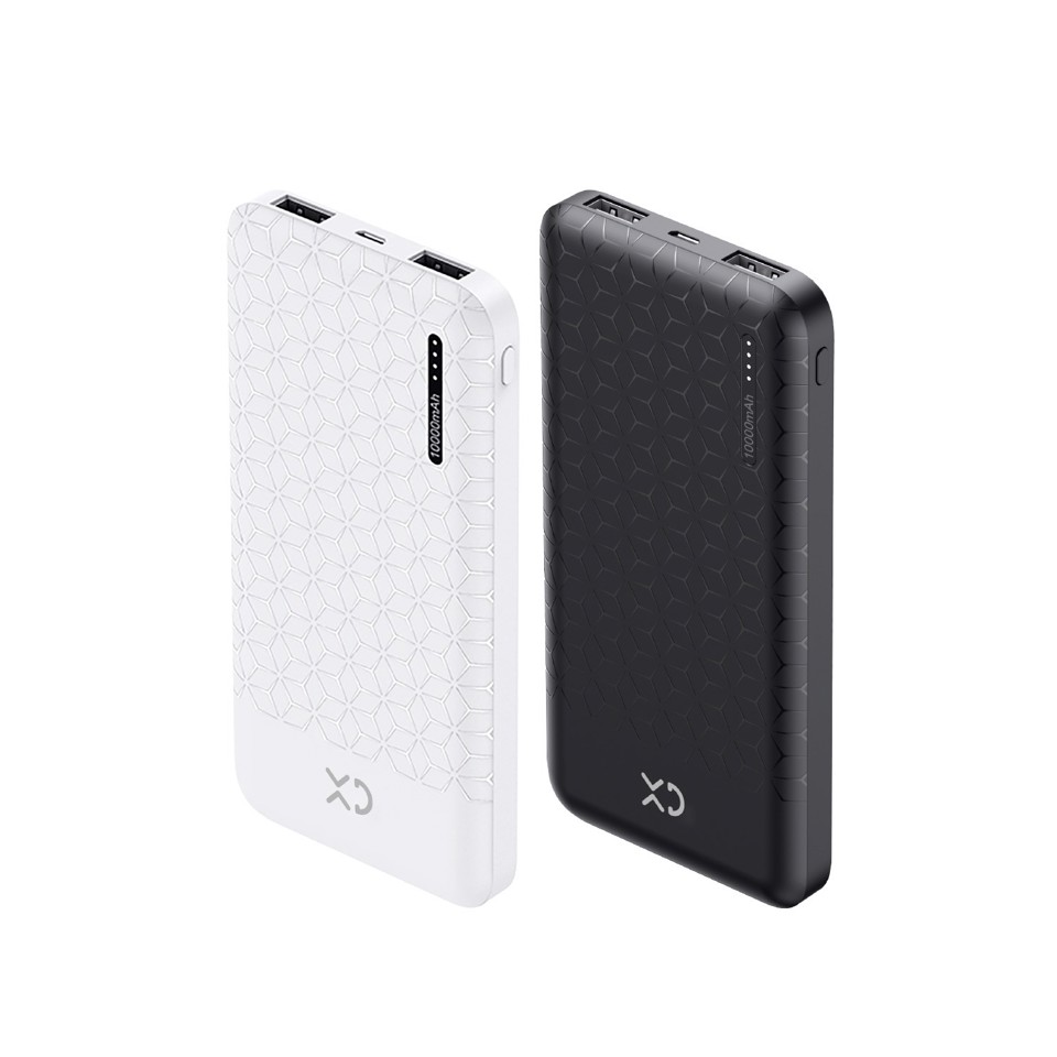 XD Enjoy XDPB57DUO kit 2 pezzi batteria portatile powerbank 10000 mAh Nero, Bianco XD Enjoy XDPB57DUO kit 2 pezzi batteria portatile powerbank 10000 mAh Nero, Bianco