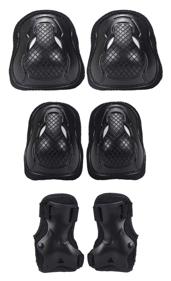 XD Enjoy XDRZ822BLK set di protezione sportiva Ciclismo, Pattinaggio in linea, Pattinaggio su rotelle, Skateboard XD Enjoy XDRZ822BLK set di protezione sportiva Ciclismo, Pattinaggio in linea, Pattinaggio su rotelle, Skateboard