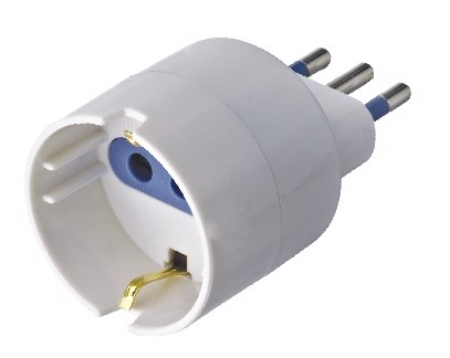 XD Enjoy XDSL1101BS adattatore per presa di corrente Tipo L (IT) Tipo F Bianco