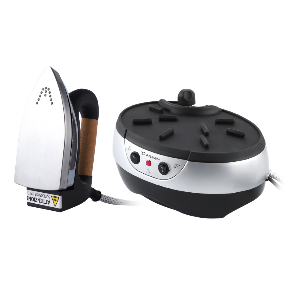 XD Enjoy XDSS118 ferro da stiro a caldaia 800 W 1 L Alluminio Nero, Acciaio inossidabile
